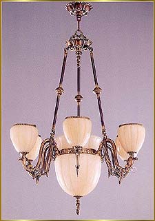 Alabaster Chandeliers Model: RL 354-67